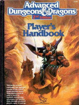 Advanced Dungeons & Dragons Player's Handbook developed by David "Zeb" Cook