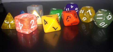 Assortment of Dungeons & Dragons Dice from WizDice