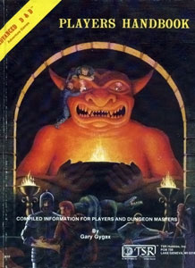 Advanced Dungeons & Dragons Players Handbook — Original Cover by D.A. Trampier